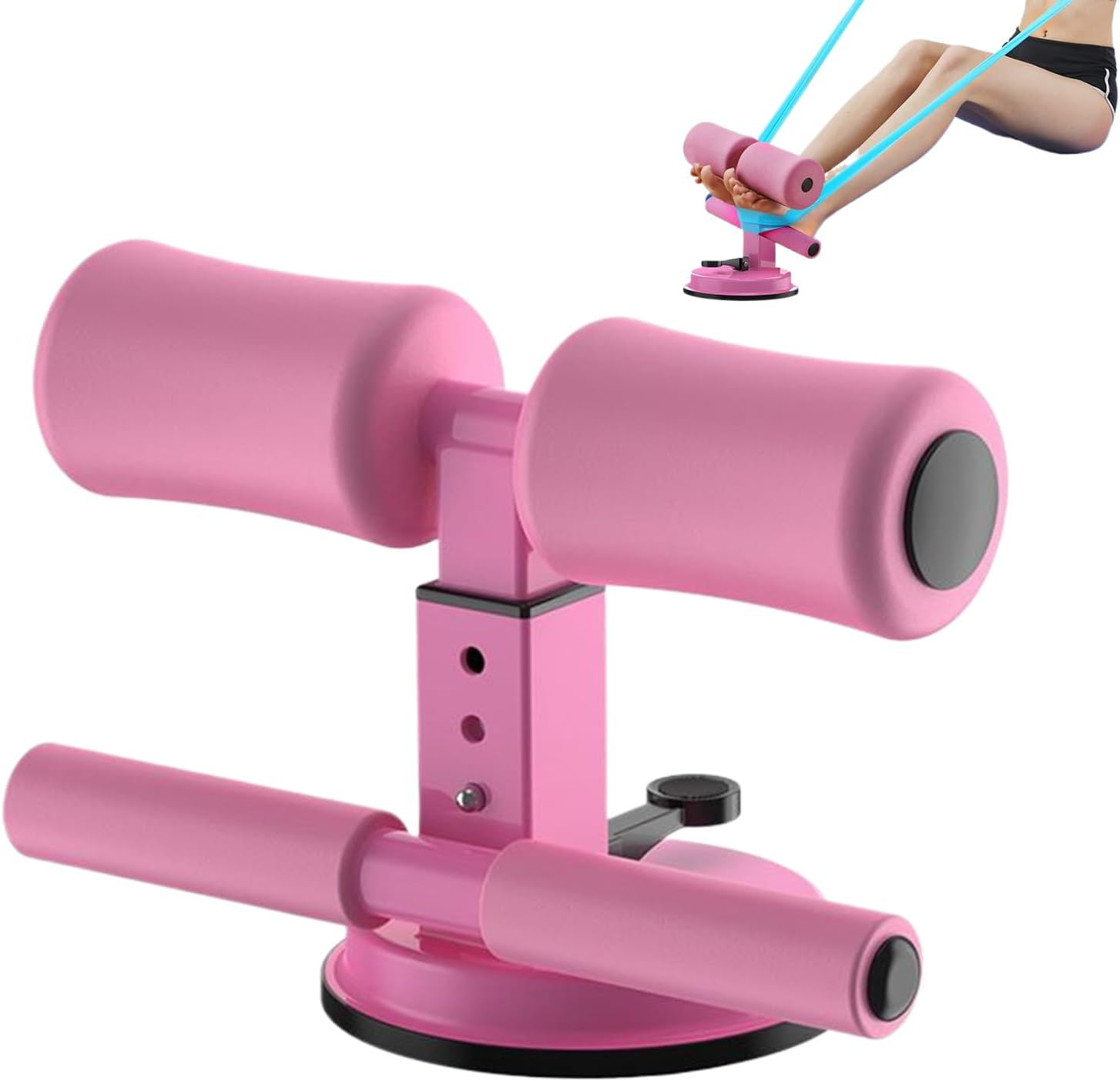 Sit-Up Bar Floor Exercise Stand | Multifunctional Adjustable Sit up Exercise Assistance Device | Portable Ab Training Auxiliary Device for Vest Line Exerciseworkout Work Yoga Home Gym Travel Indoor O