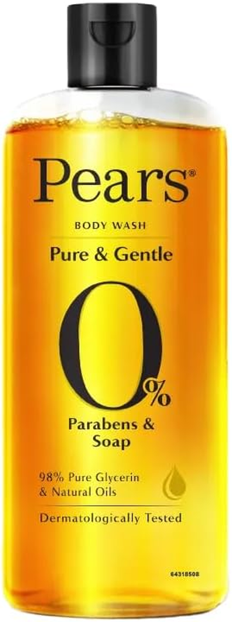 Pears Pure & Gentle Body Wash with 10X More Moisturiser* 250Ml (Pack of 2) image number 4