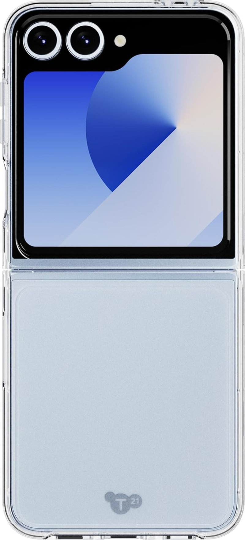 Tech21 Evoclear Case for Samsung Galaxy Z Flip6 - Impact Protectoin -Anti-Yellowing - Scratch-Resistant Shockproof Protection Cover Case &ndash; Clear image number 3