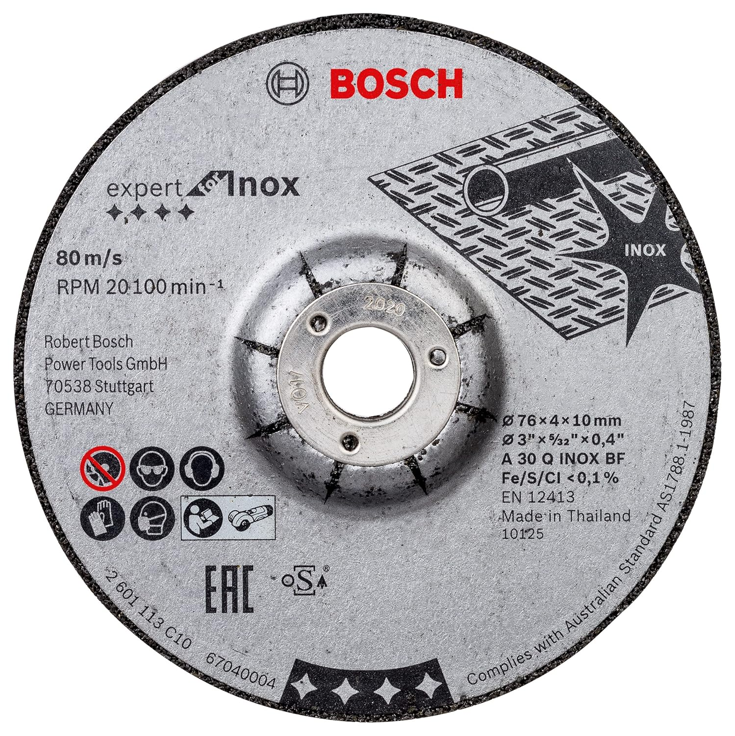 Bosch Professional 9-Piece 76 Mm Disc Set in Mini L-Boxx (For GWS-12V, Diameter 76 Mm, Accessories Angle Grinder) image number 1