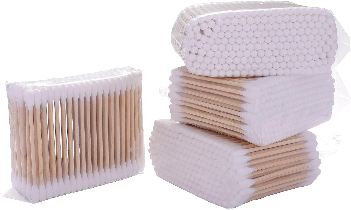 1000Pcs Double Head Cotton Swab Women Makeup Cotton Buds Tip for Wood Sticks Nose Ears Cleaning Tools Makeup Remover Beauty Stick image number 4