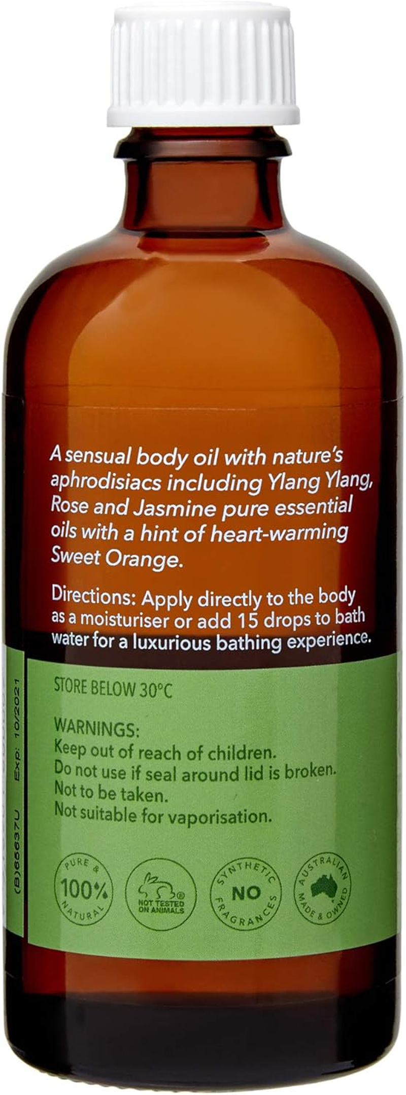 Oil Garden Love and Friendship Pure Body and Massage Oil Blend 100 Ml