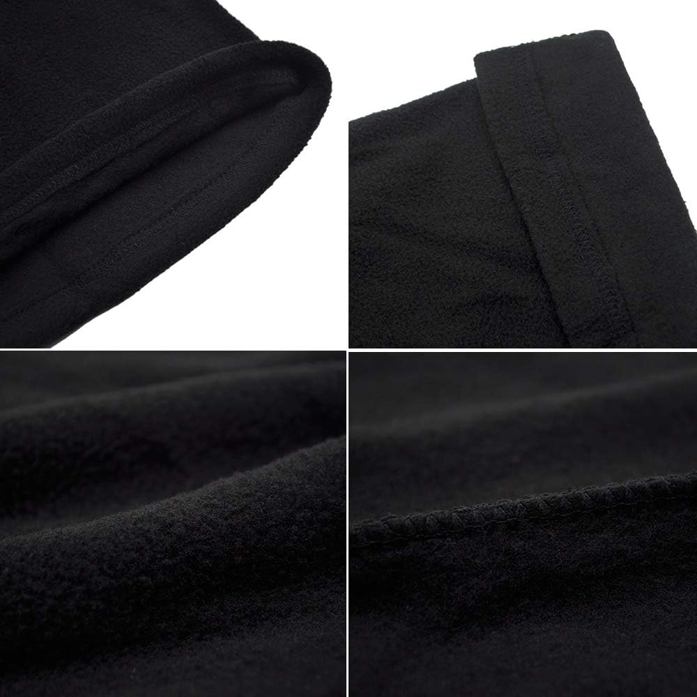 TOPTIE Unisex Warm Fleece Neck Gaiter - Soft & Stretchy Face Mask, Multifunctional Tube for Running, Cycling, Everyday Use - Gray image number 4