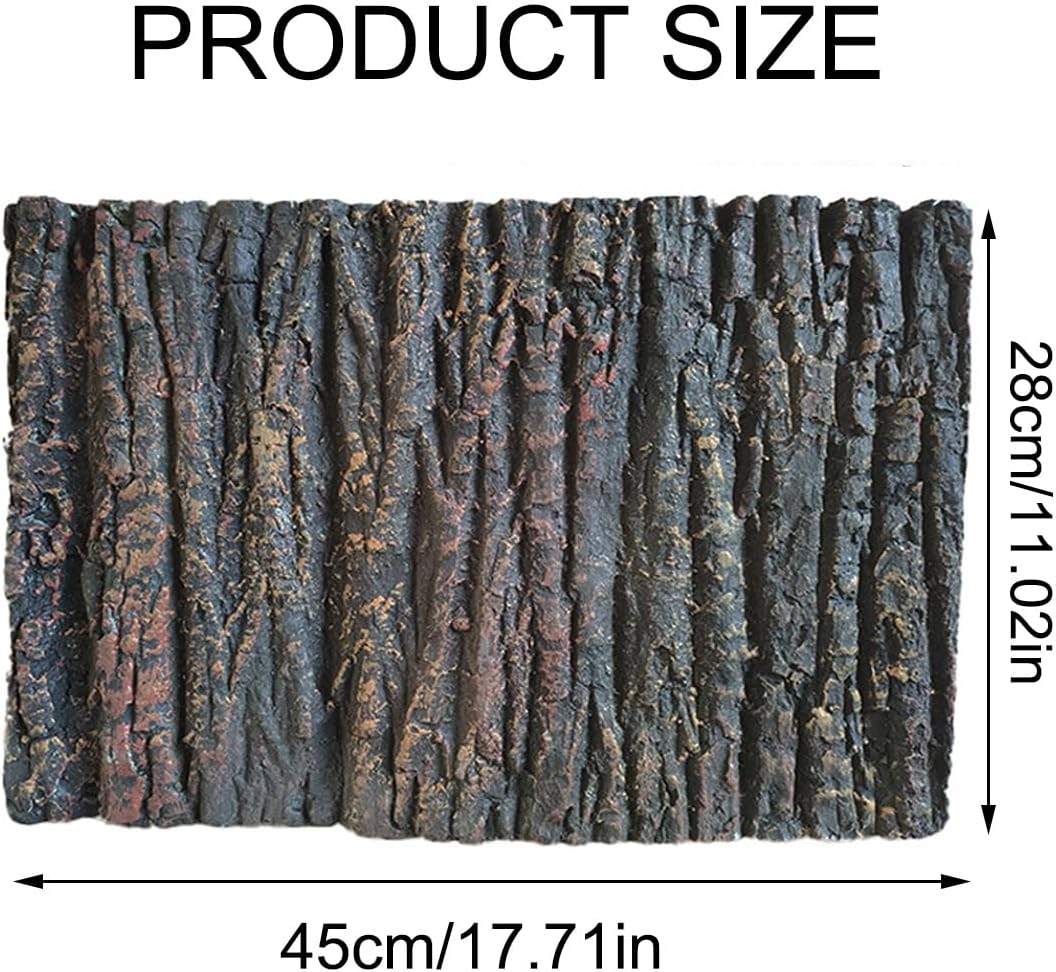 AIMALL 3D Aquarium Background Board - 17.7 X 11.02 Inches Realistic Rock Design, Decorative Fish Tank Landscape, Turtle Tank and Reptile Box Background - 2 image number 2