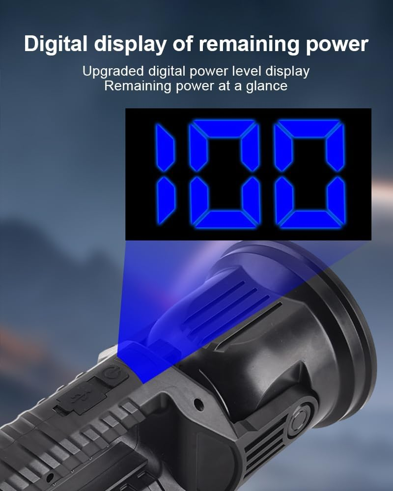 LEDON Standing Rechargeable Portable Rechargeable Treasure Function Flashlight image number 2