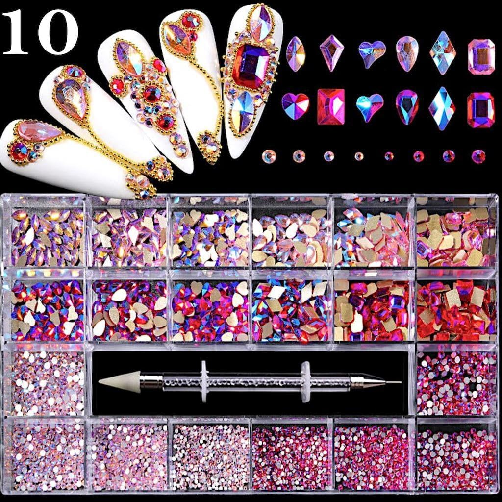 Multi Shaped Luxury Rhinestones Box Set image number 2