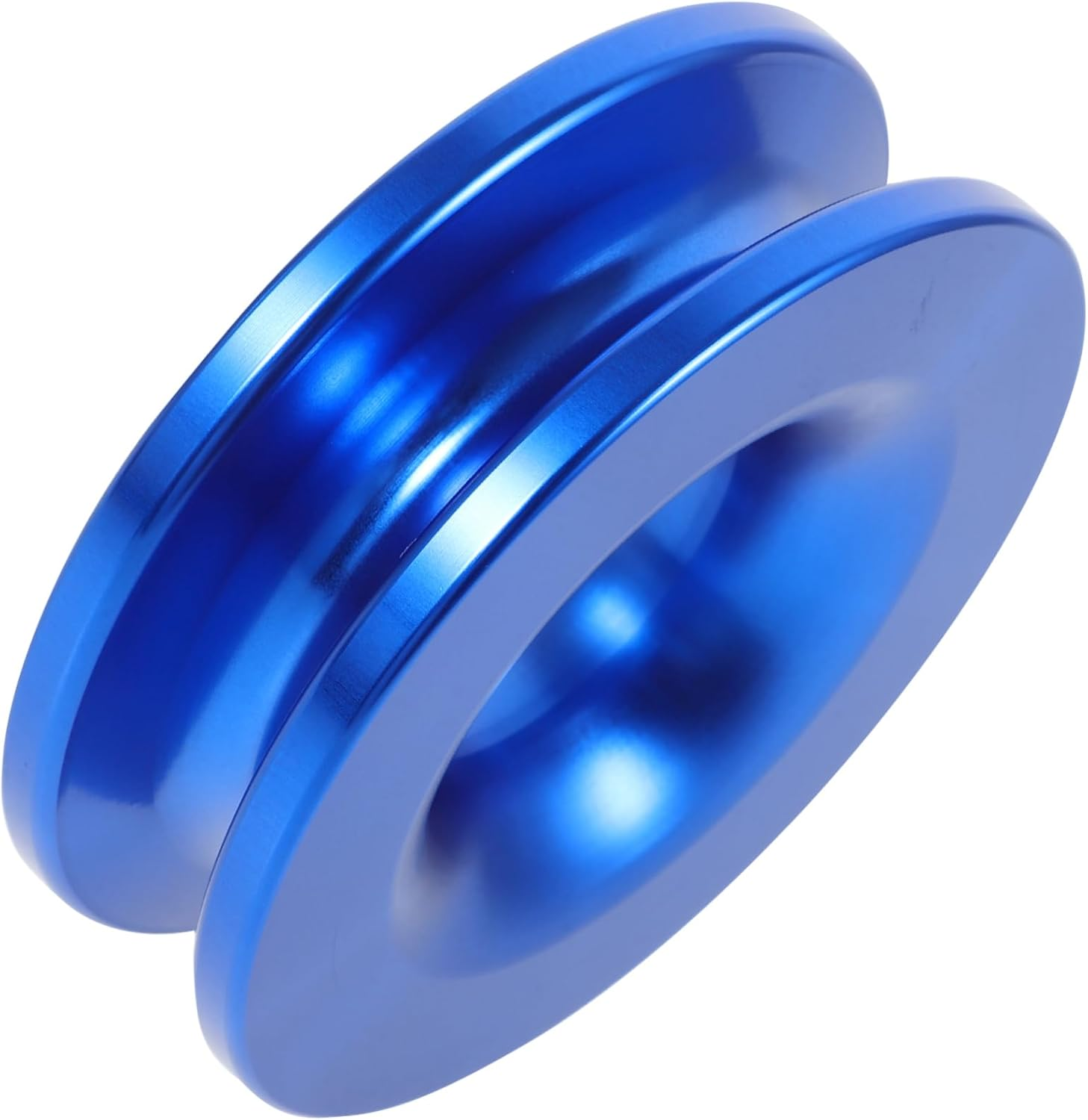 FELTECHELECTR Winch Snatch Recovery Ring Aluminum Alloy Towing Snatch Ring Truck Recovery Accessories Red for Off-Road Vehicle Winching and Towing