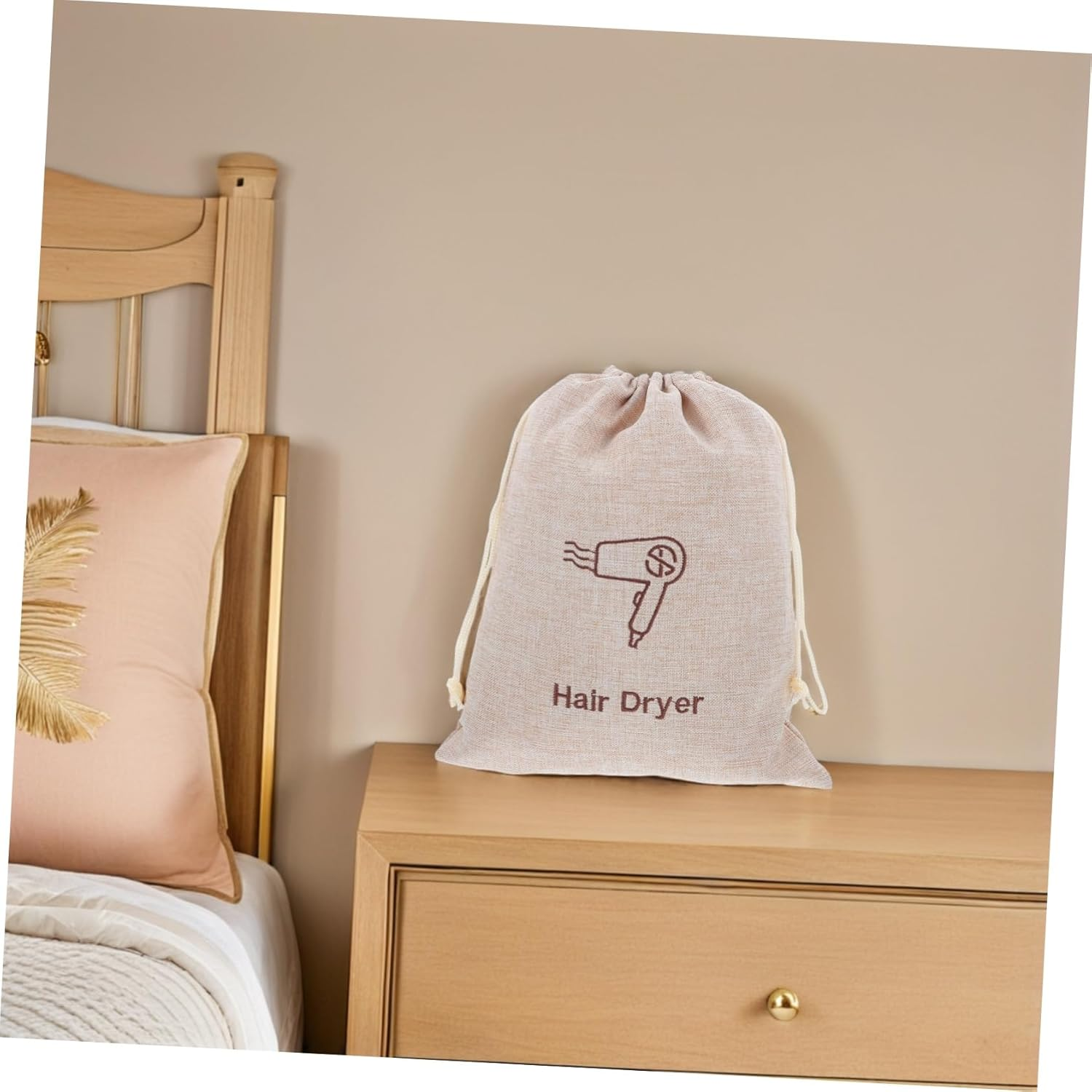 Beavorty Versatile Hair Dryer Organizer Drawstring Bag for Hotels Guesthouses Inns Travel-Friendly Design image number 6