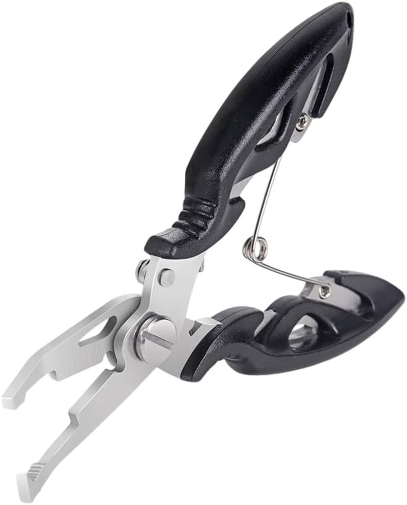 AIMALL Fishing Pliers Scissors Line Cutter Braid Split Ring Tool Lip Grip,Stainless Steel Multi-Functional Fishing Tackle