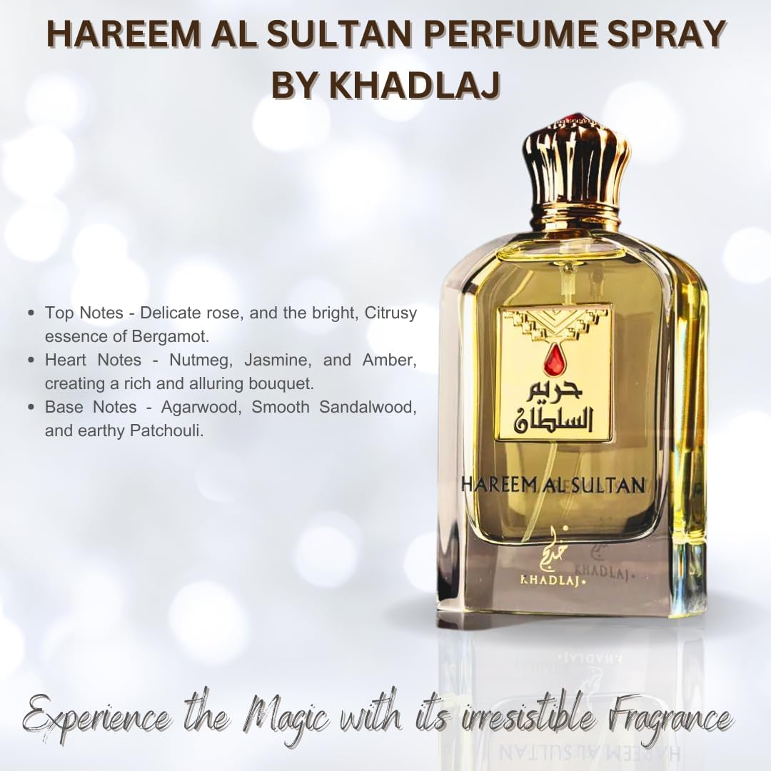 Hareem Al Sultan Gold by Khadlaj for Women - 2.5 Oz EDP Spray image number 6