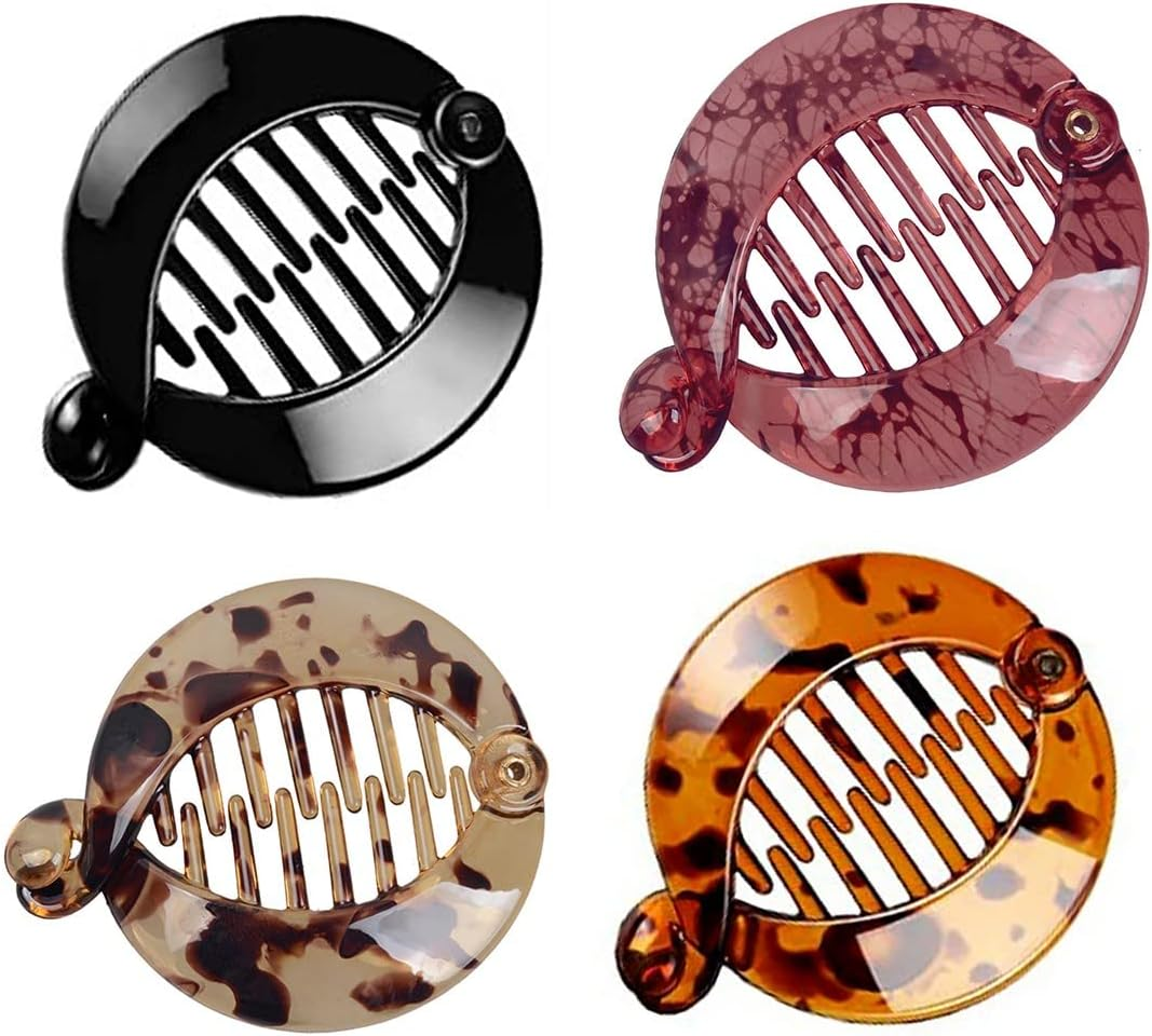 SJBAUTYO Pack of 4 Banana Clips, Hair Clips, Banana Fish, Banana Clip, Combs Fish Clips, Banana Clip, French Banana Clip for Women, Girls for Long, Curly or Straight Hair image number 5