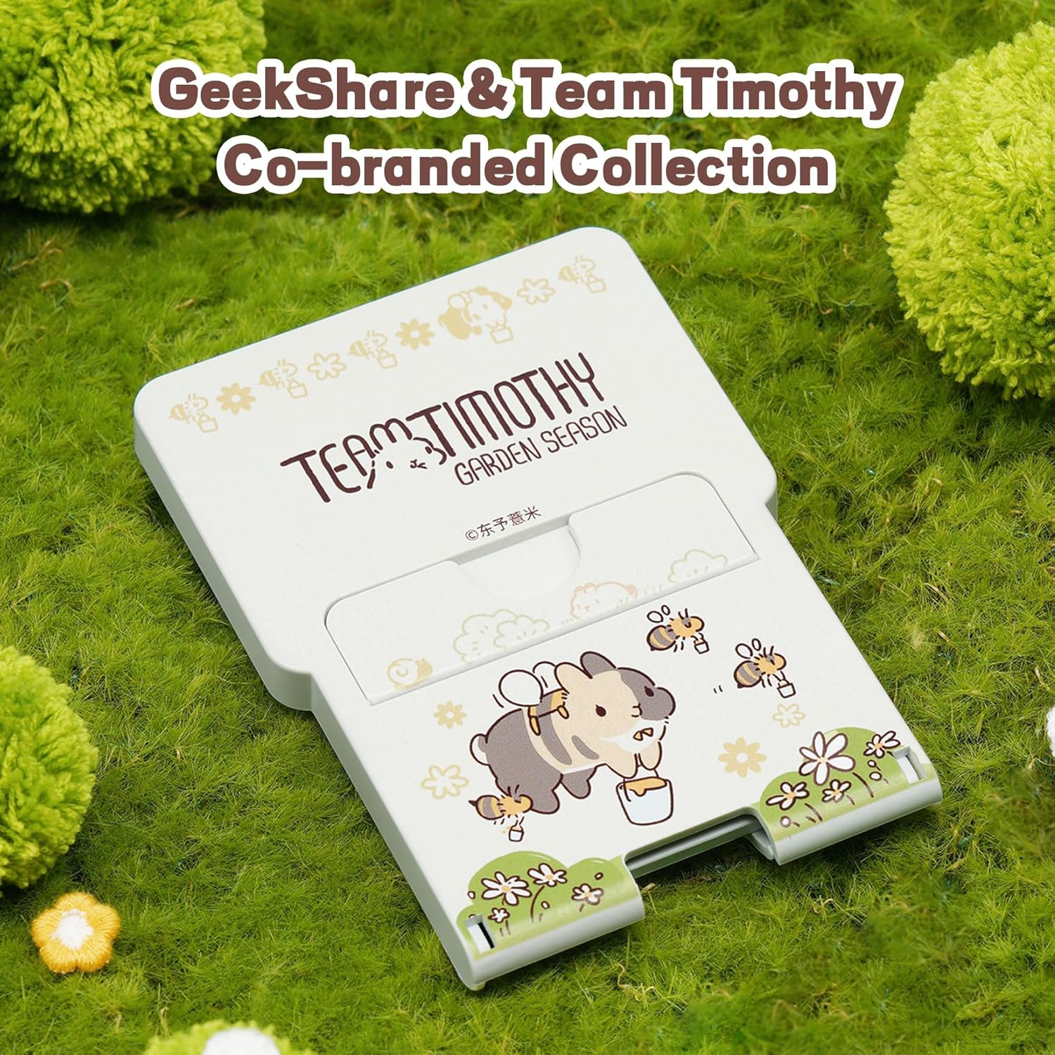 Geekshare Switch Stand, Angle Adjustable Playstand Compatible with Switch/Oled/Switch Lite, Portable Foldable Holder Bracket (Team Timothy) image number 1