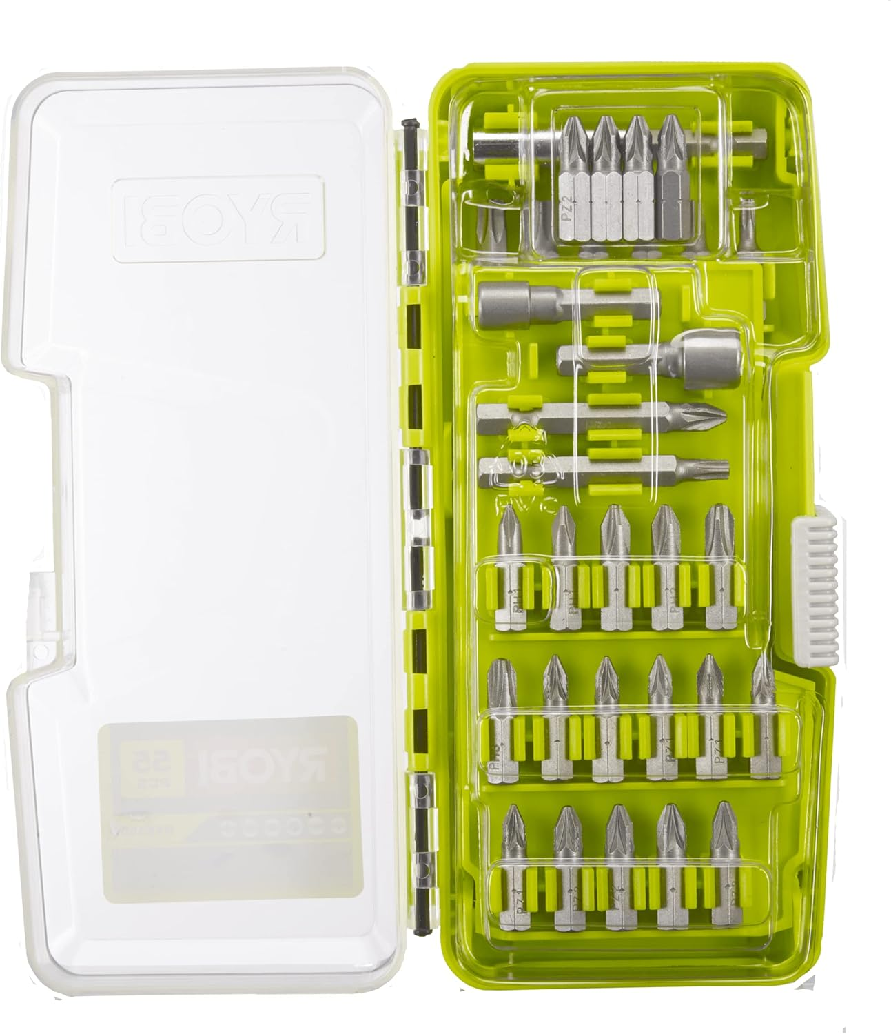 Ryobi RAK55DK Screwdriver Bit Set (55 Piece) image number 1