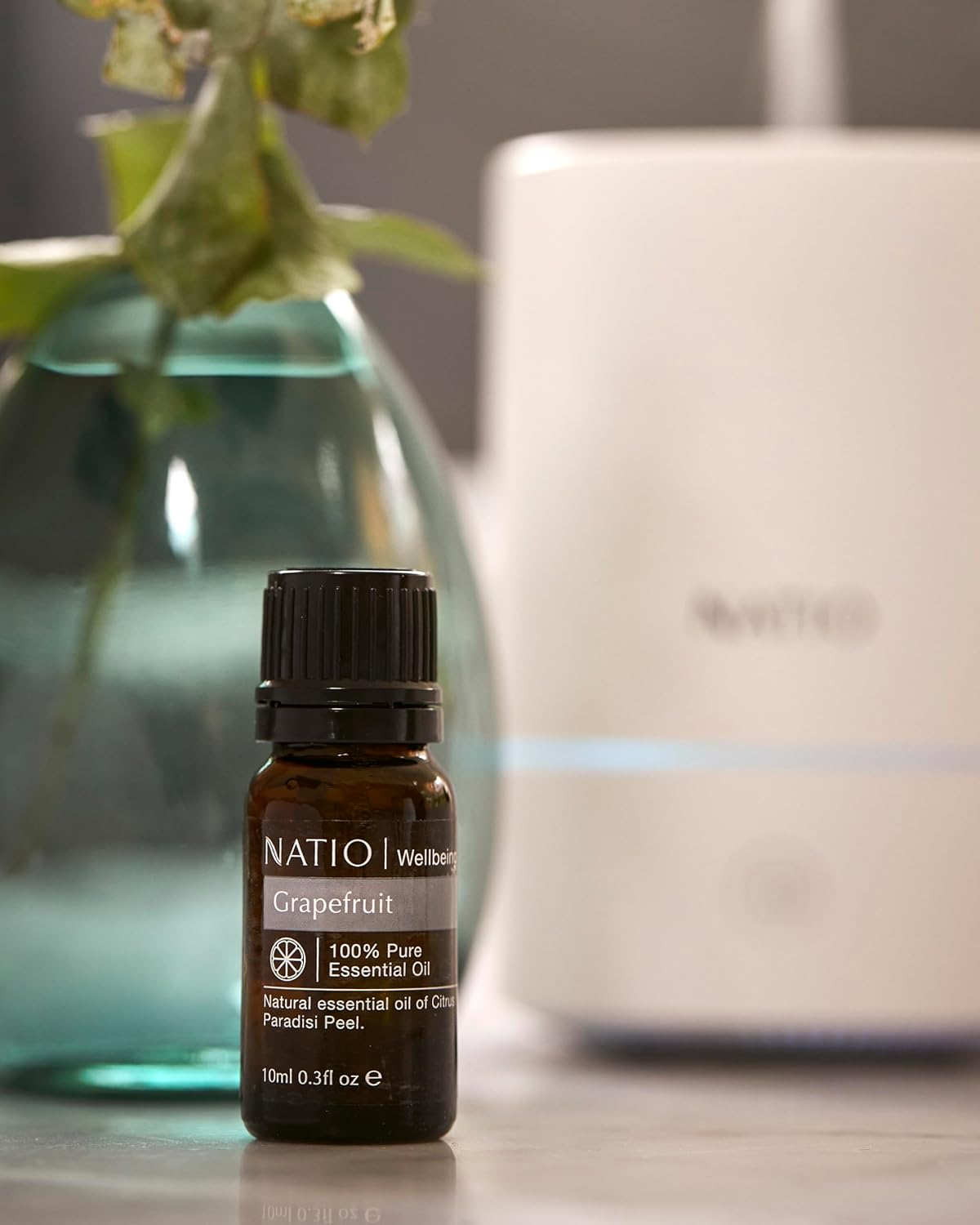 Natio Wellbeing Grapefruit Pure Essential Oil 10 Ml - Energising & Invigorating Citrus Essential Oil - Uplift the Spirit & Brighten the Mood - Vegan Friendly & Made in Australia image number 1