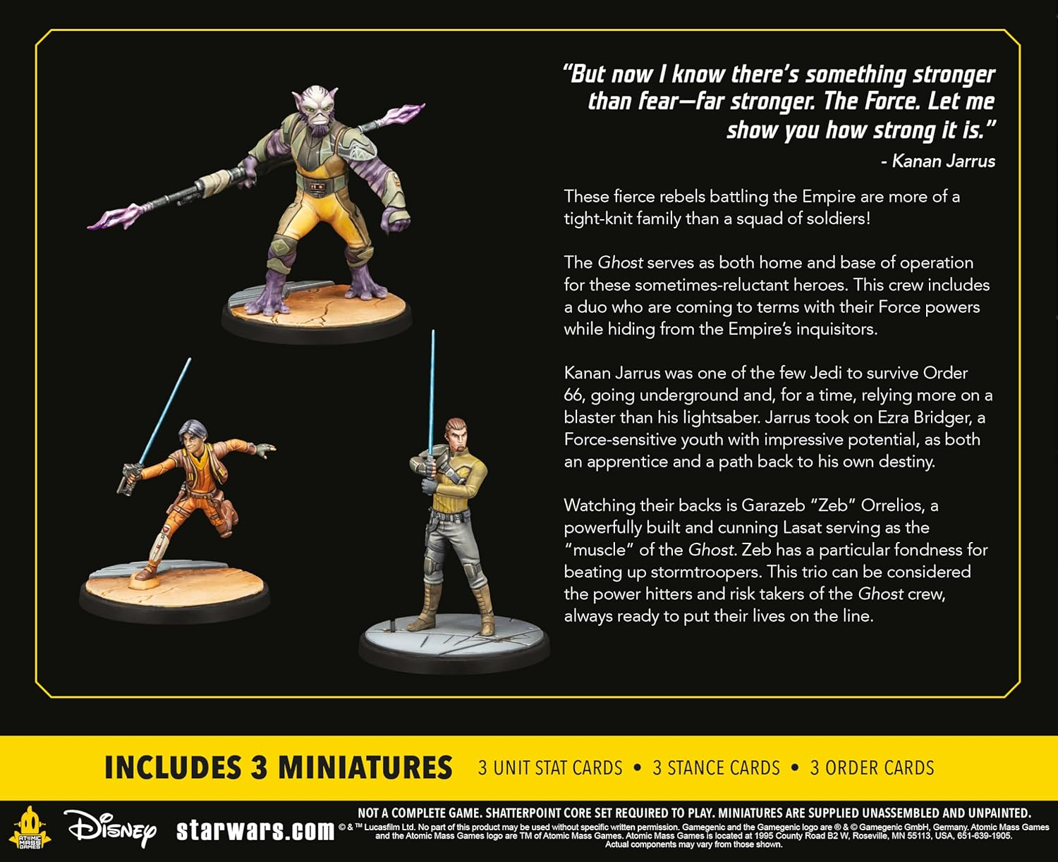 Asmodee North America Star Wars Shatterpoint Stronger than Fear Squad Pack Board Games