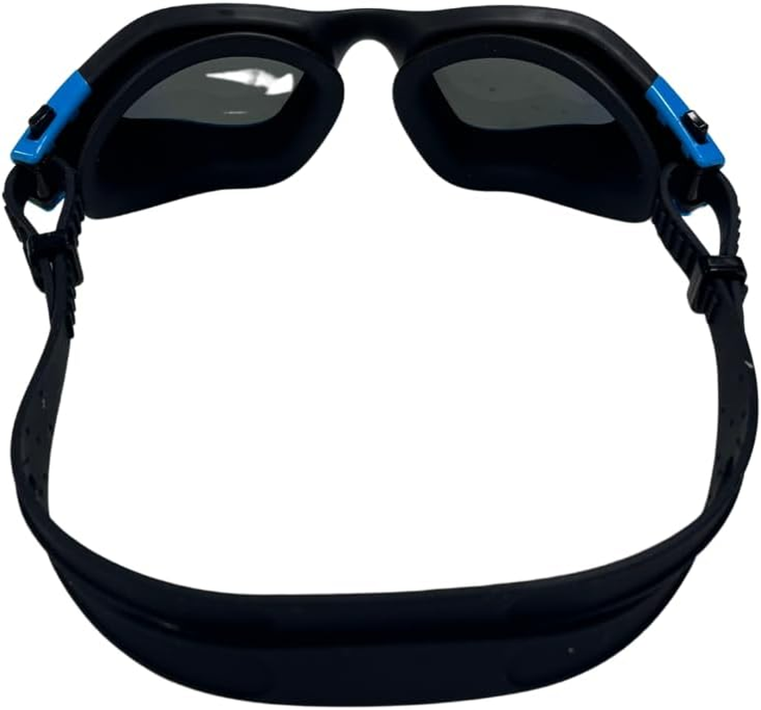 JEORGE Unisex Swimming Goggles with Anti-Fog Coating, 100% UV Protection, and a Leakproof Silicone Seal. Perfect for Adults and Teens. Wide View, Adjustable Fit, and Built for Performance. - White image number 5