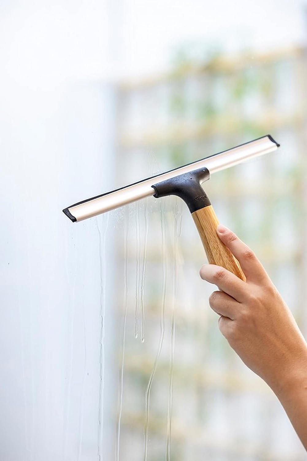 VIGAR Vintage Bamboo Squeegee - Multicolor image number 3