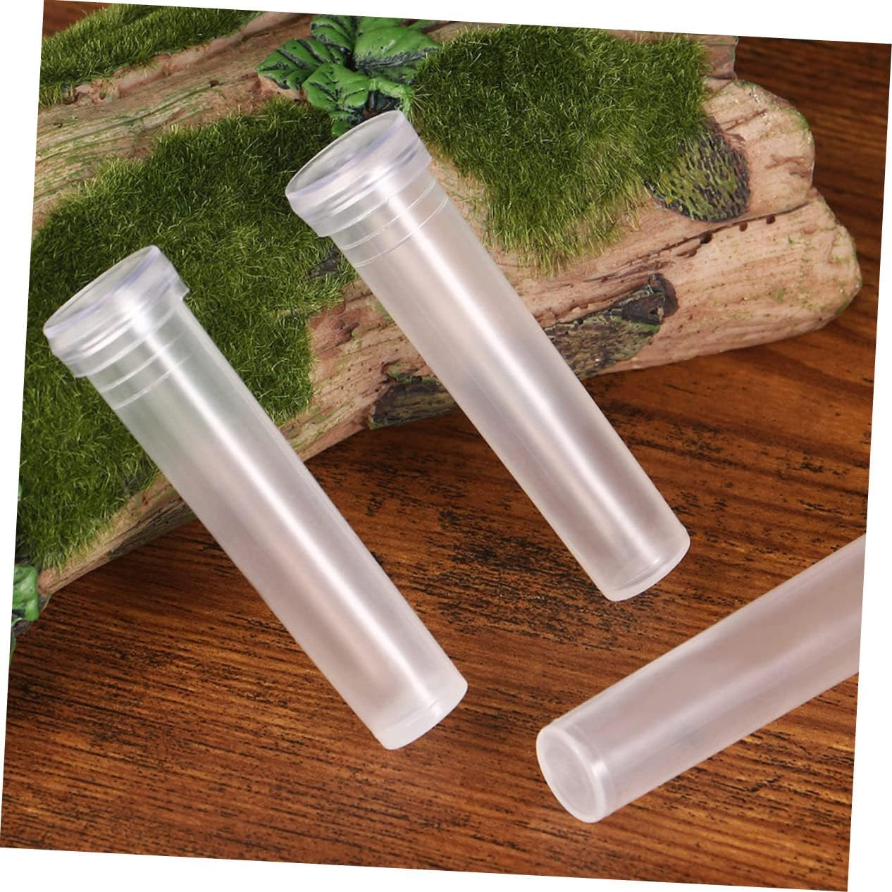 Sosoport 100Pcs Plastic Flower Water Storage Tube for Fresh Keeping Small Culture Tubes for Florist Nutrition for Floral Arrangements and Gardening Supplies image number 2
