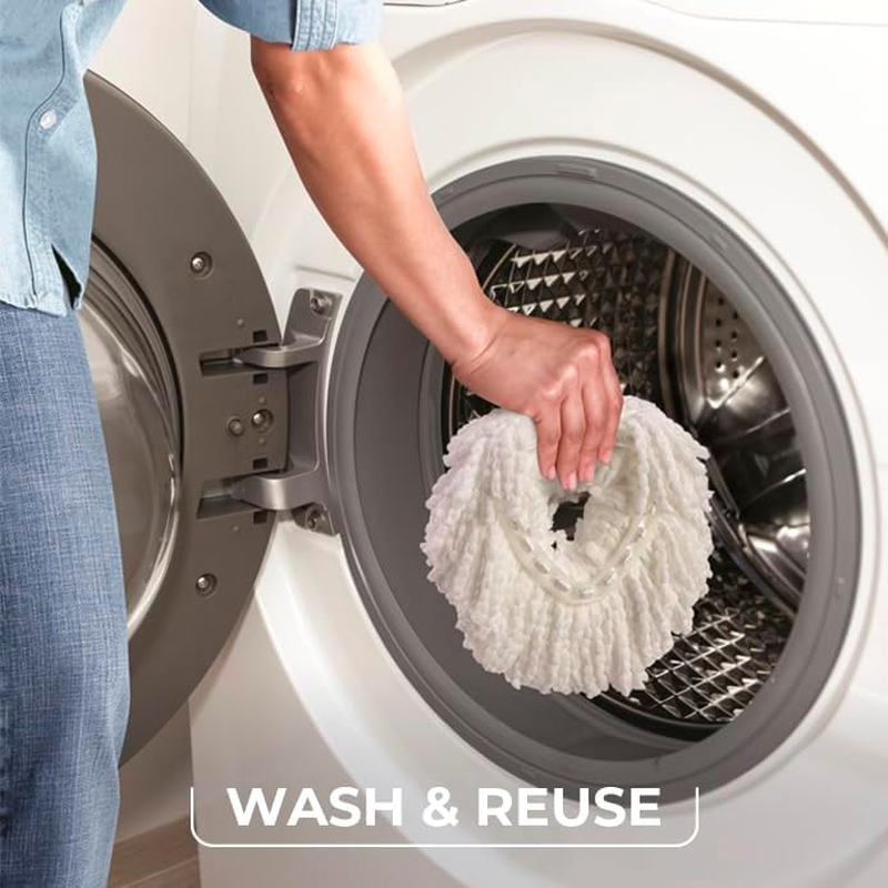 O-Cedar Easywring Spin Mop Refill (Pack of 2) image number 6