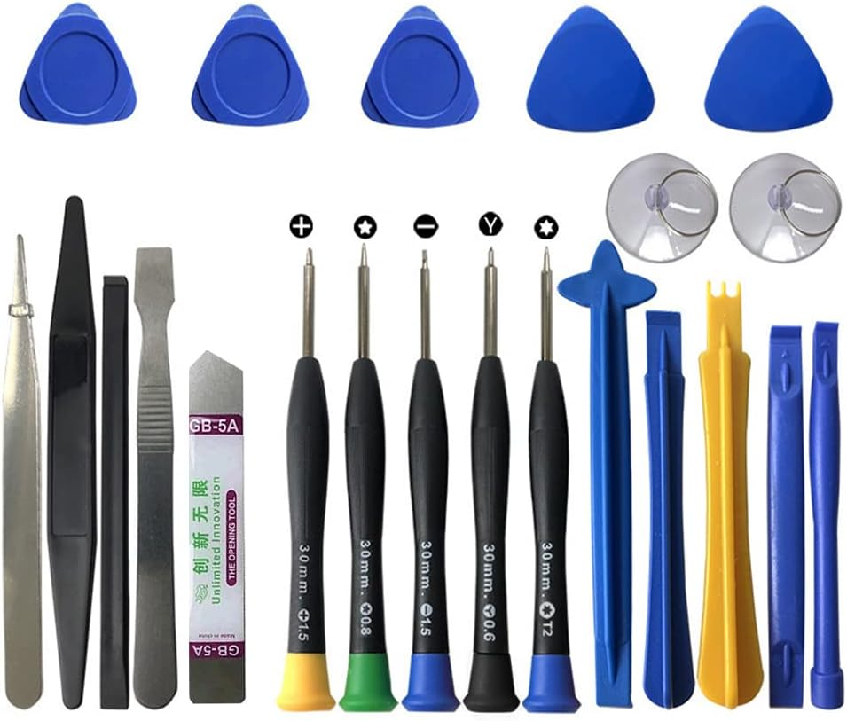 22PCS Mobile Phone Repair Tools Kit Set Spudger Pry Opening Tool Screwdriver AU image number 6