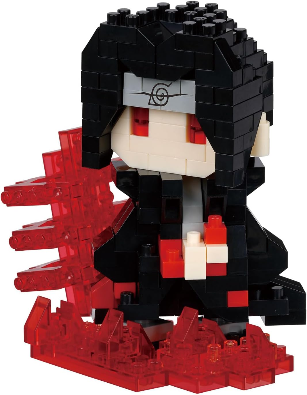 Kawada Nanoblock, Naruto Shippuden, Uchiha Itachi NBCC_226, 1.2 X 4.1 X 7.1 Inches (3 X 10.5 X 18 Cm), for 12 Years and up Interior Hobby NBCC_226