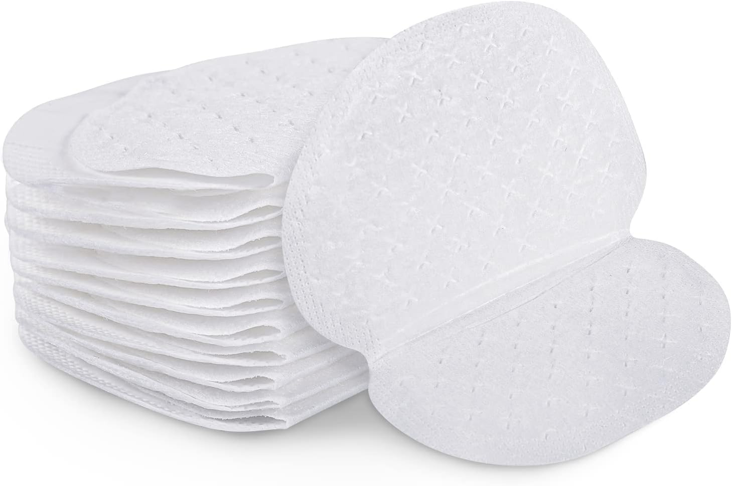 100 Pcs Underarm Sweat Pads, Self Adhesive Armpit Sweat Pads Shields Pads Disposable Sweat Absorbing Pads Perspiration Pads Sweat Patches Sweat Block for Women and Men image number 5