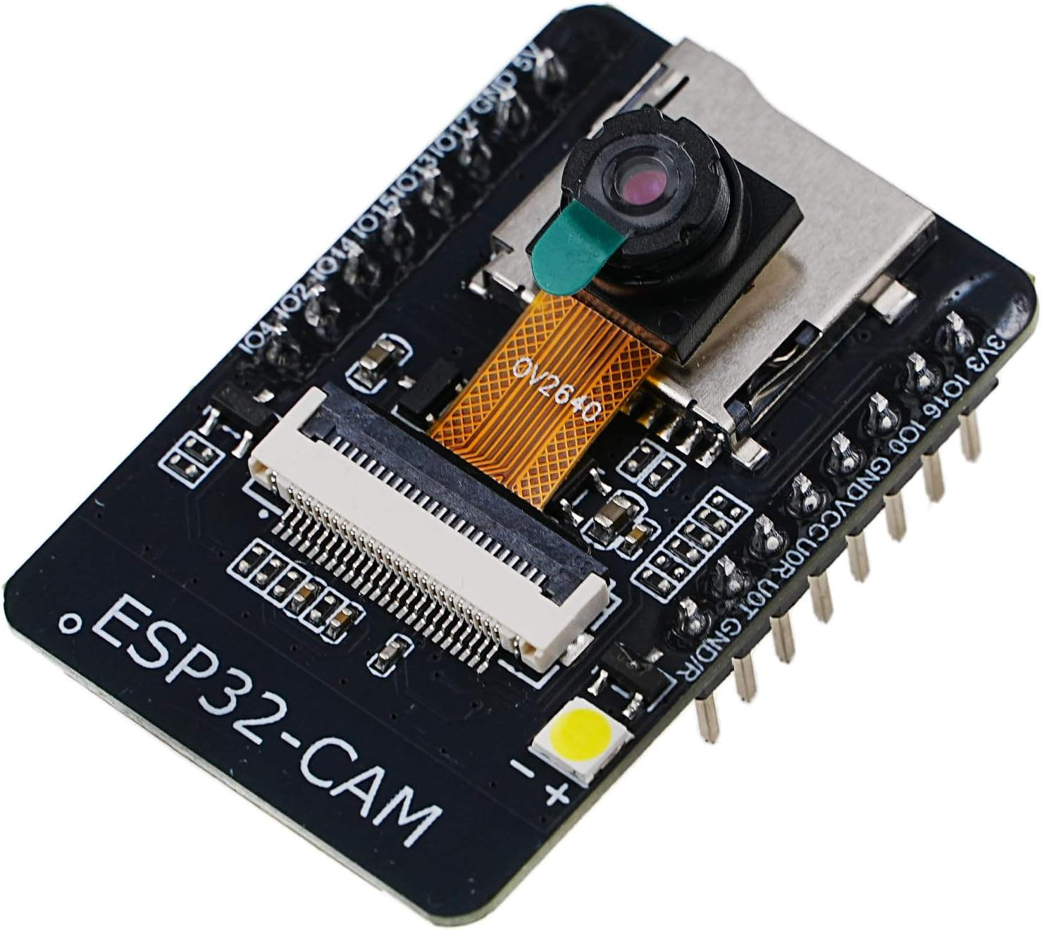 A-DIGISHUO 1Pcs ESP32-CAM Development Board Wireless Wifi+Bluetooth with OV2640 Camera Module for Arduino（1Set image number 1