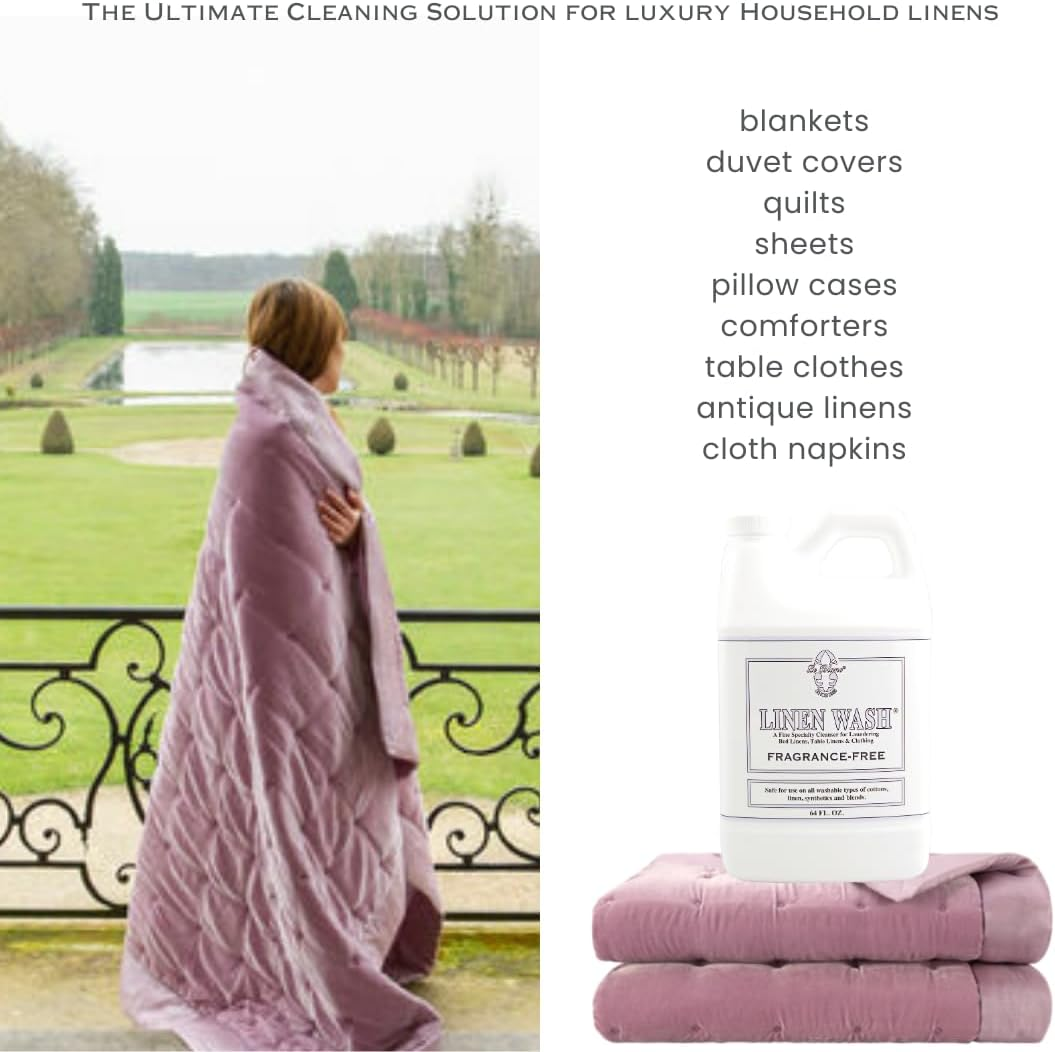 Le Blanc Fragrance Free Linen Wash - 64 FL. OZ, One Pack