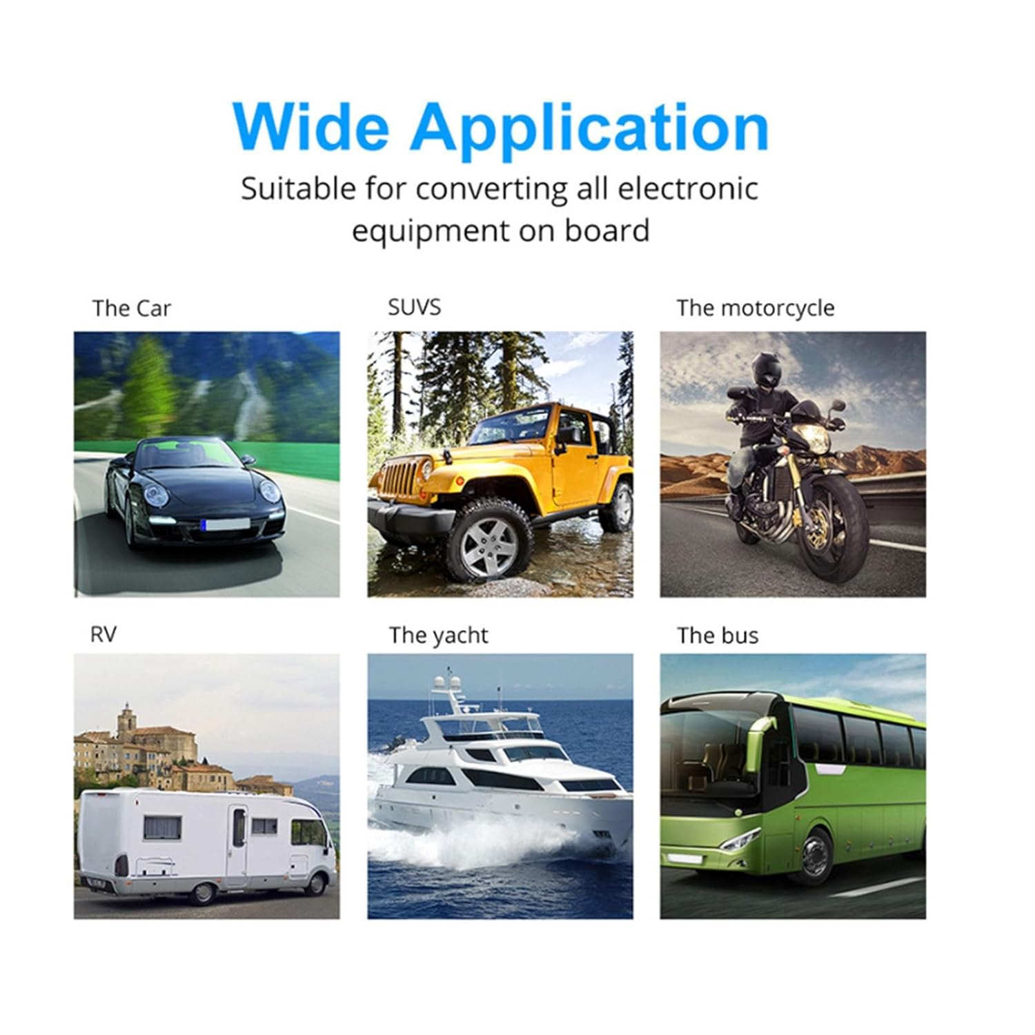 3 Gang Multi-Function Rocker Switch Box, Dual USB + Digital Volmeter, 12V 24V 5 Pin On/Off Pre-Wired Rocker Switch Panel for RV Car Boat Truck Trailer (Blue Light) image number 4