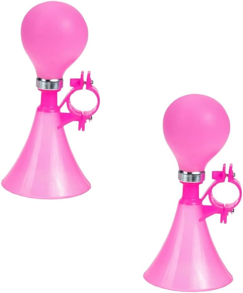 2Pcs Bicycle Horn,Kids Bike Horn,Small Air Squeeze Honking Horn,Scooter Horn Children'S Bell Plastic Vintage,Handlebar Bicycle Horn,Snail Air Horn for Girls or Boys