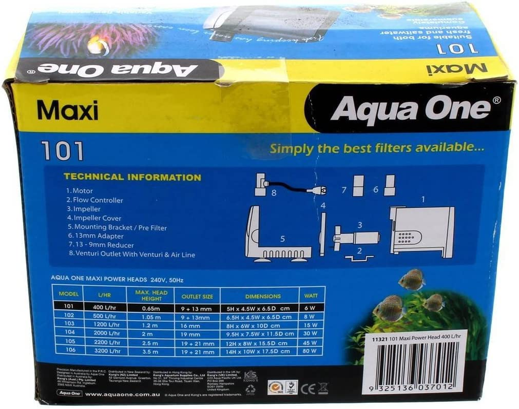 Aqua One Aquanano 22 25 30 Pump Powerhead image number 4