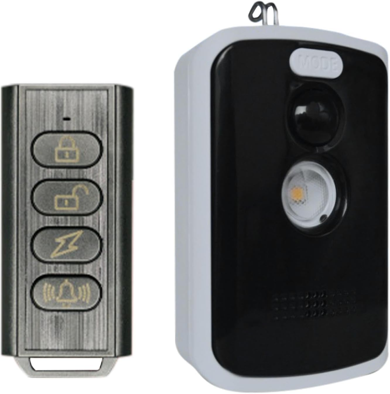 Motion Sensor Alarm | Remote Control Camp Safe Perimeter Trip Alarm Motion Activated Alarm - Practical Safety Defense Device Early Warning Security System for Outdoor Activities