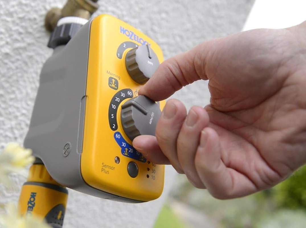 Hozelock Sensor plus Water Controller, Yellow/Grey, 40X25X15 Cm image number 4