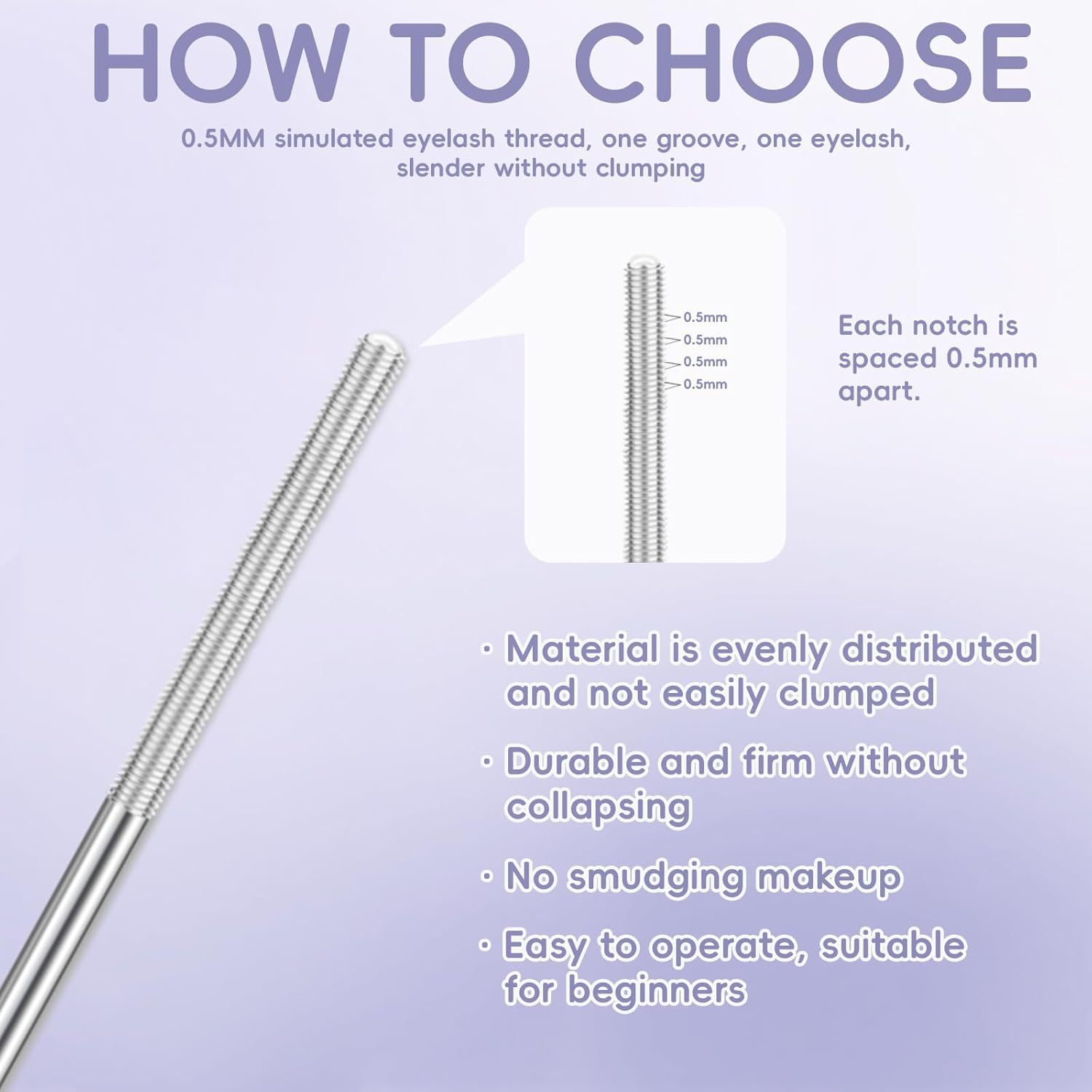 Noerrors Metal Mascara, Washable Iron Eyelash Stick, 3D Curling, Extra Slim Fine Volume Pigment Long Eyelashes, Brushless Brush, Waterproof Long Lasting Eyelash Makeup #Brown