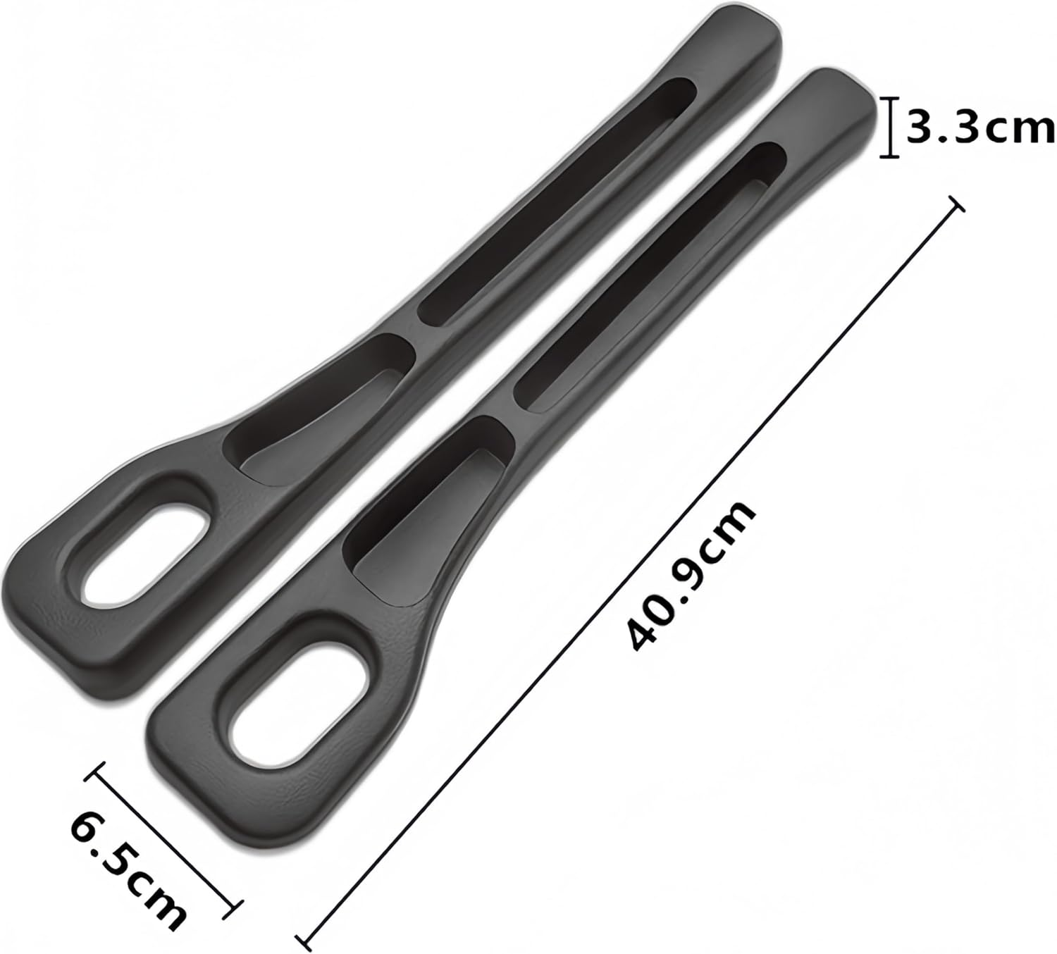 Car Seat Gap Filler, Universal Storage Box Organizer, Black, Double Storage Slots with Lossless Installation image number 2