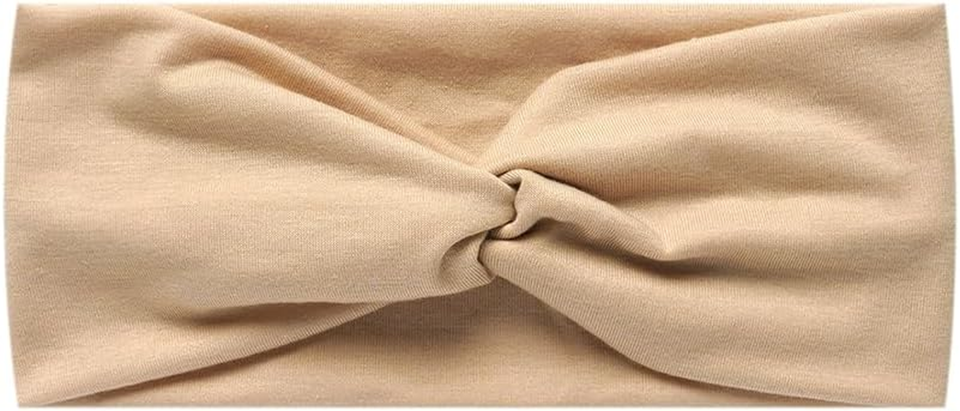 Headscarves for Women Wide Headbands Boho Fashion Knotted Hair Bands for Adults Women Fashion Bandanas Yoga Sports Hair Accessories (6Nbaowen) image number 3