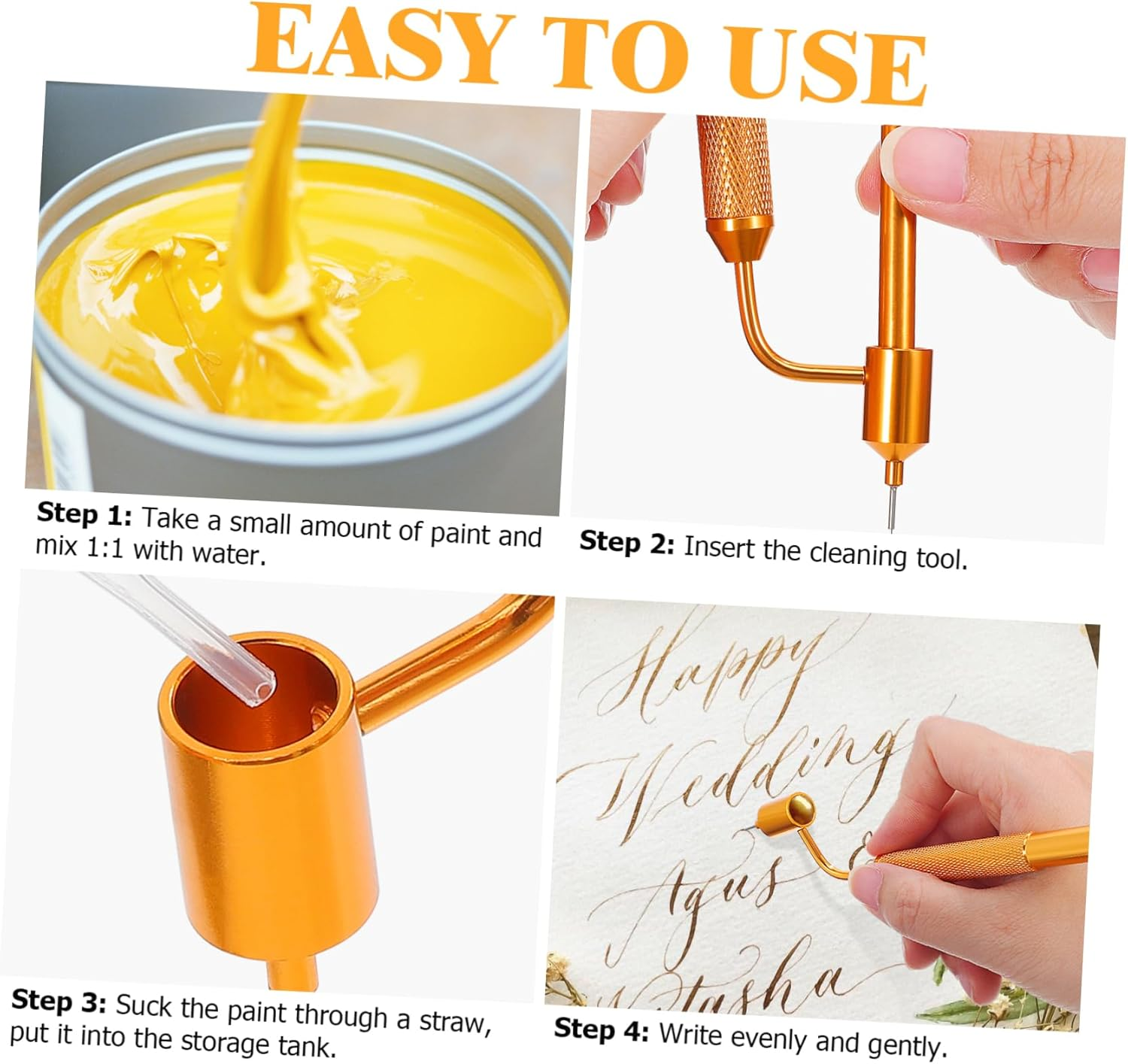 2Sets Paint Applicator Pen Dropper Needle Precision Tool for Car Scratch Repair Efficient Fluid Writer for Retouching Tip for Accurate Detailing image number 1