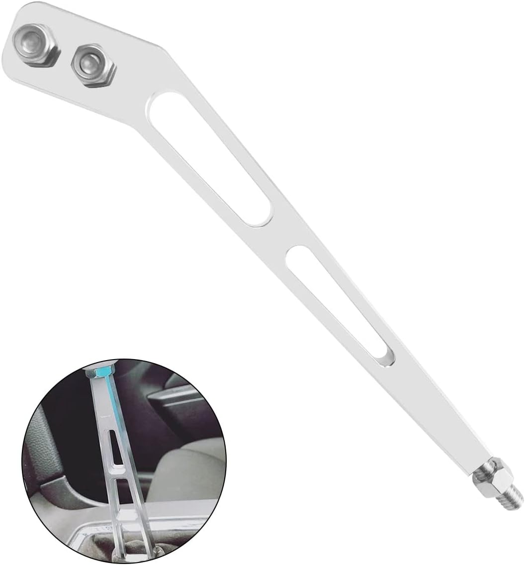 10 Inch Bent Shifter Handle Lever Compatible with Tremec T5 T45 T56 Fit for Mustang Hurst