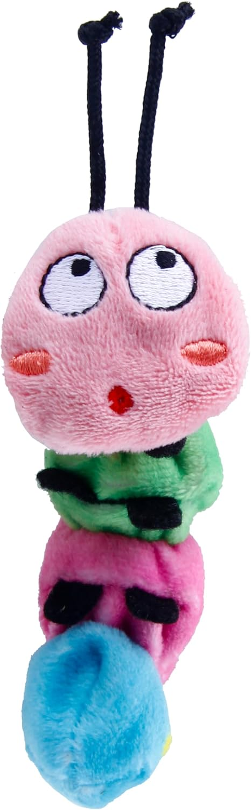 Gigwi Interactive Cat Toy 100% Organic Catnip Catapillar Toy for Cats and Kittens, for Indoor and Outdoor Cats - Multicoloured