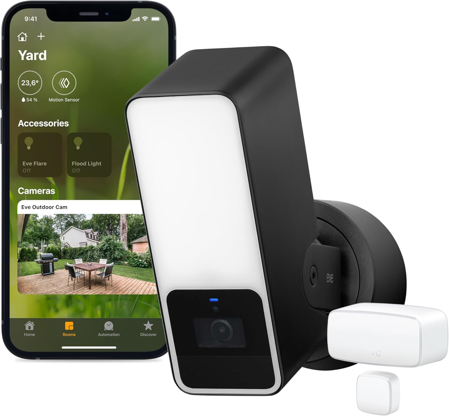 Smart Security Set - Eve Outdoor Cam (Apple Home) & Eve Door & Window (Matter) - Requires Thread Border Router image number 6