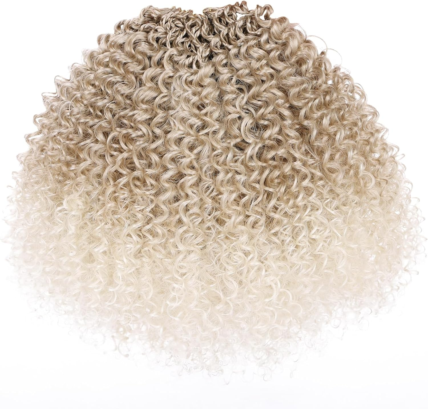 Beverlee Crochet Hair 12 Inch Curly Hair 8 Bundles Crochet Hair Micro Twist Yanky Twist Wavy Synthetic Hair Pre Rolled for Women