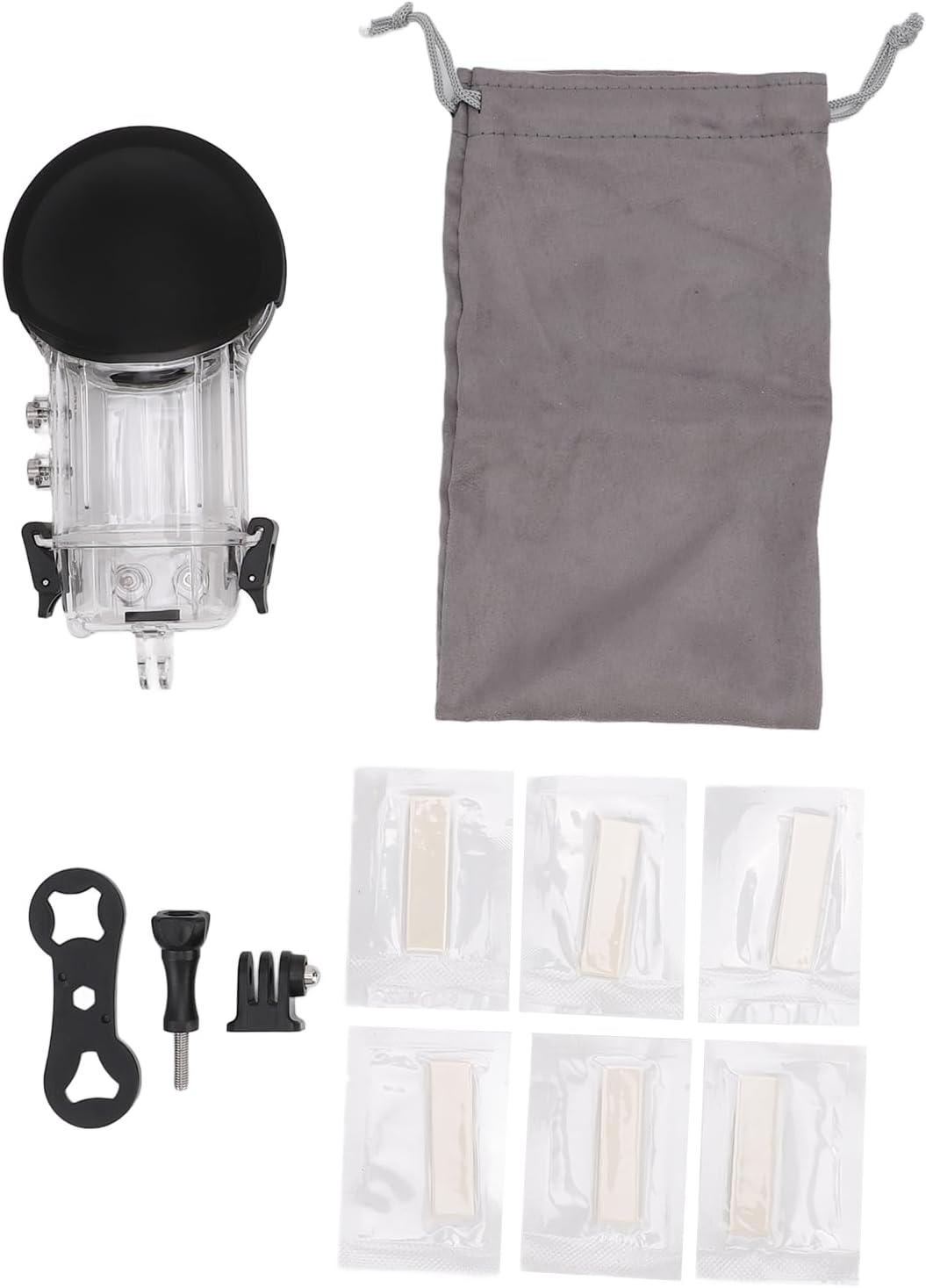 164Ft Invisible Dive Case for Insta 360 X4, IPX8 Waterproof Housing Case, Underwater Protective Shell, with Bracket Accessories image number 3