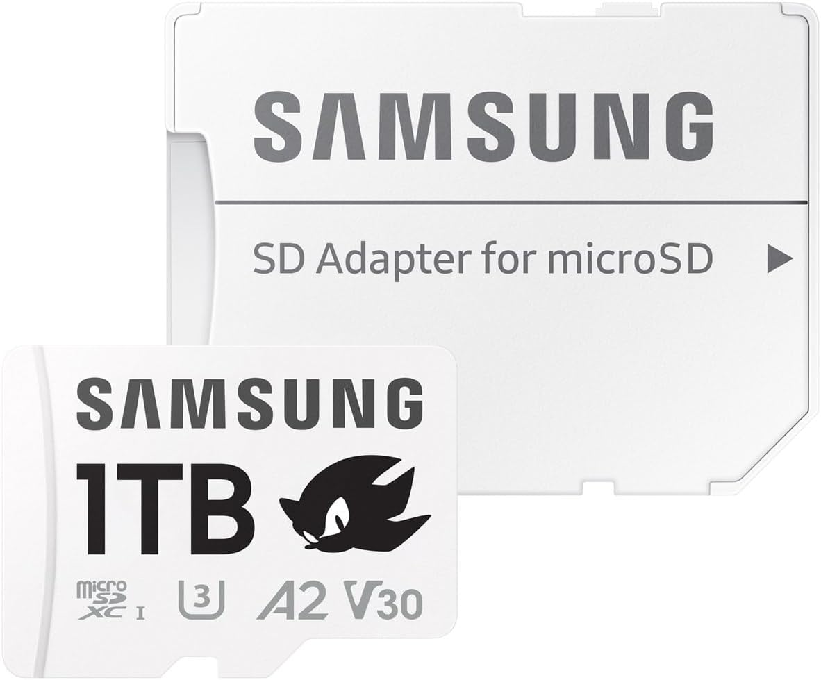 Samsung Memory MB-MD1T0SA Sonic PRO plus Microsd Card for Gaming Console, Action Cam and Drones 1TB, UHS-I U3, up to 180Mb/S image number 1