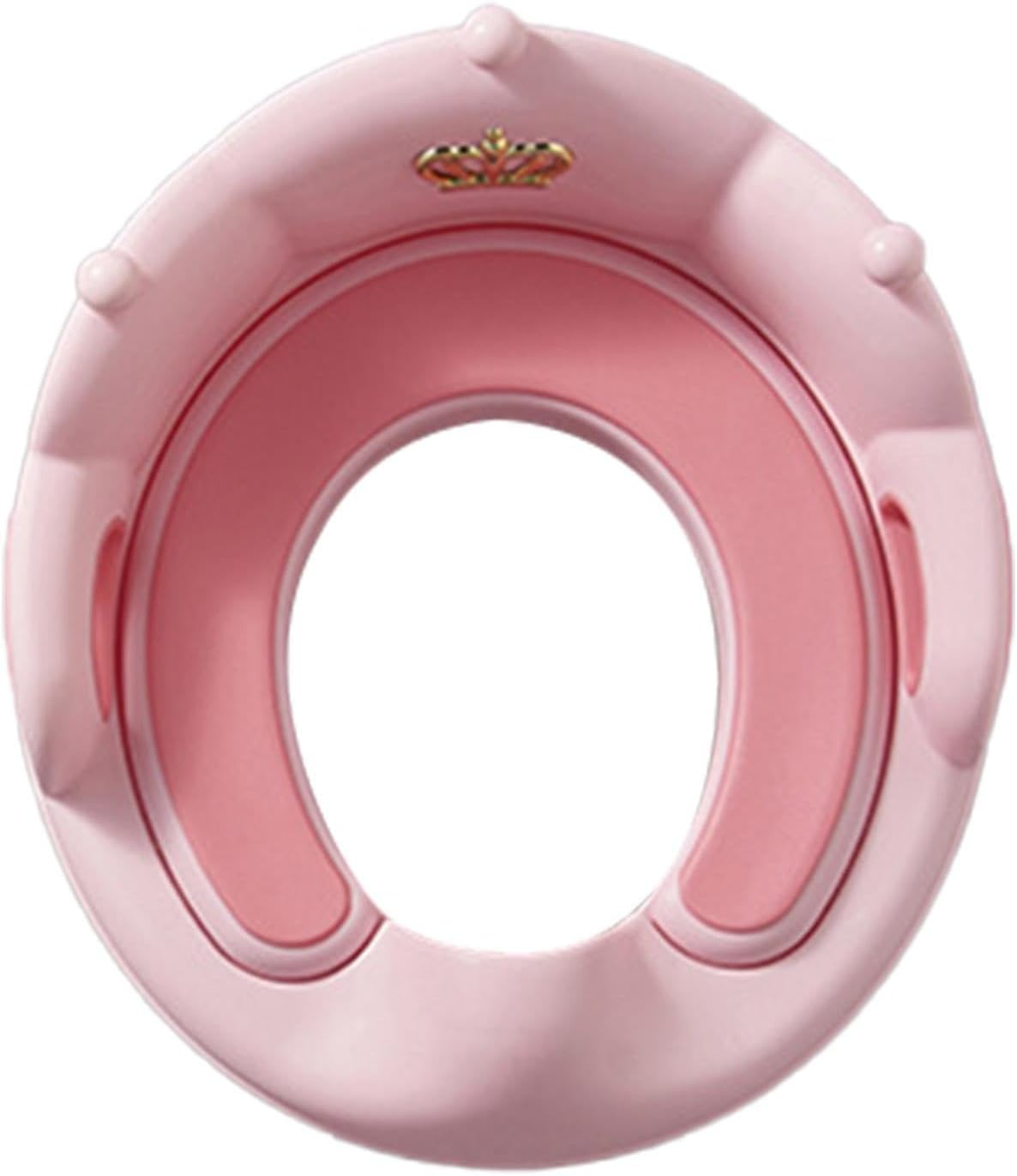 Kids Potty Training Toilet | Crown Shape Anti-Slip Toilet Seat Cushion Pad,Toilet Ring Safe Stable Potty Training Padded Cushion Travel Toilet Seat for Girls, Boys, Toddler, Kids