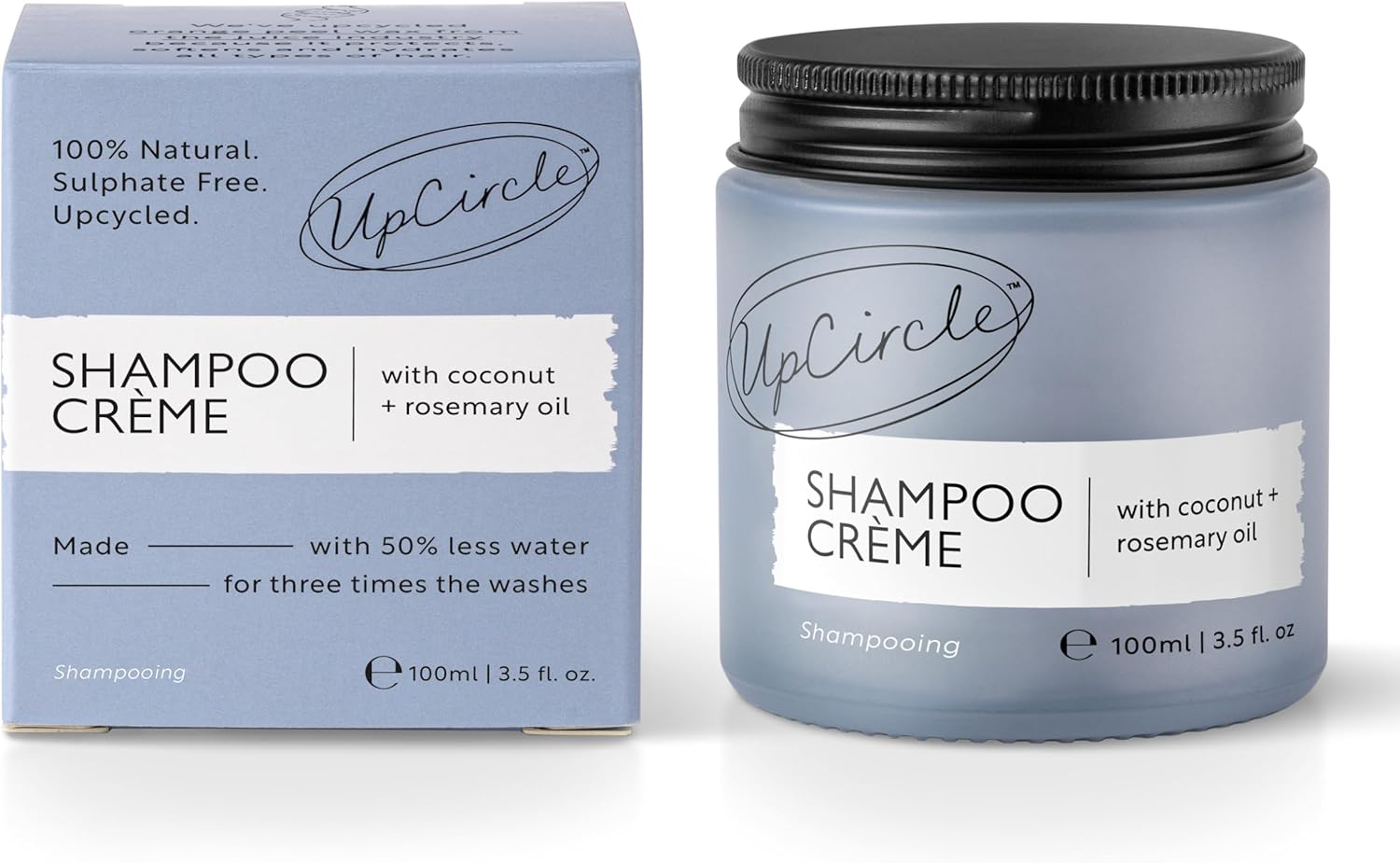 Upcircle Cream Shampoo with Coconut and Grapefruit Oil 100 Ml