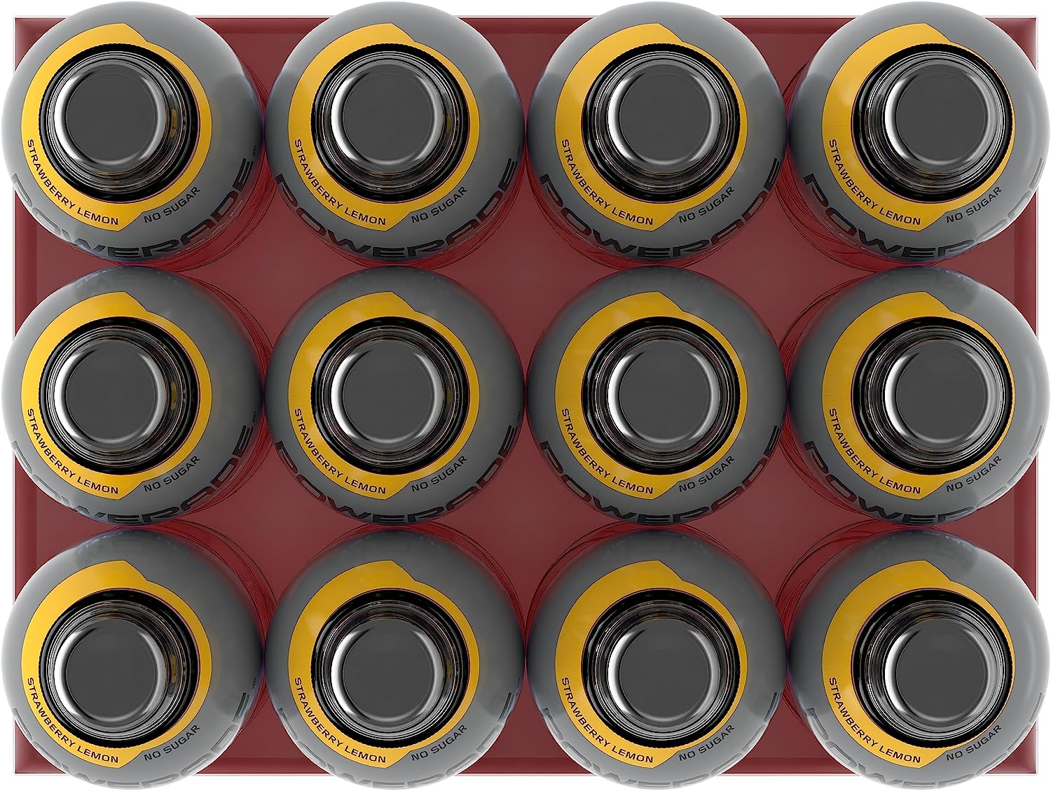 Powerade Zero Strawberry Lemon Multipack Sipper Cap Bottles 12 X 600Ml