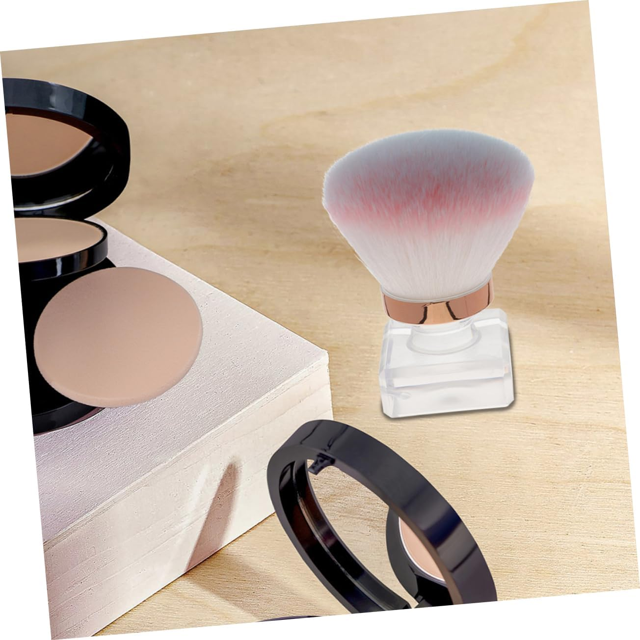 BESTYASH 2Pcs Nail Cleaning Brush Ergonomic Dust Brush for Manicure Pedicure Versatile Nail Scrubber for Fingernails Toenails image number 3