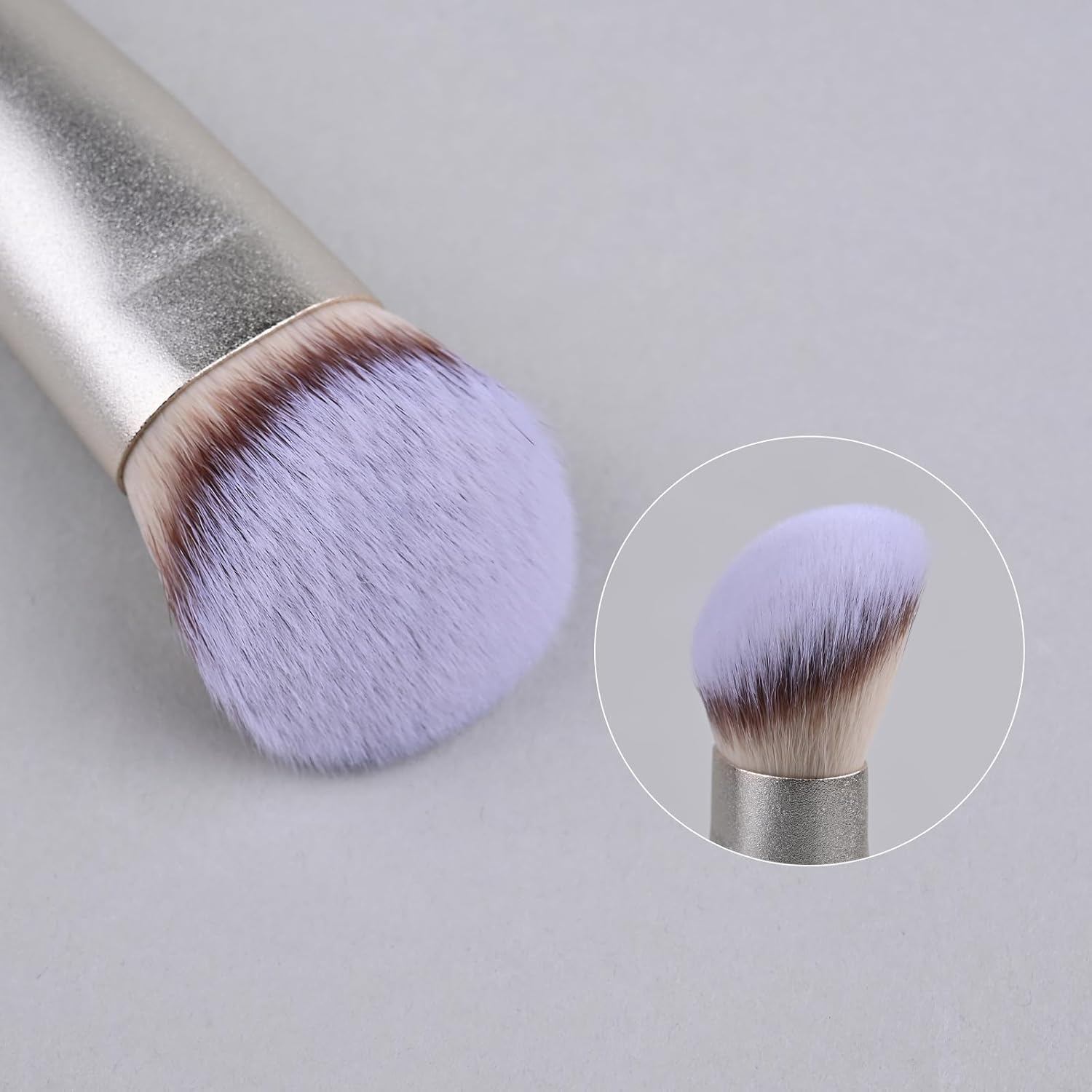 Contoured Makeup Brush - Foundation Blender Brush for Powder, Cream, Contour, Bronzer, Blush Blending & Highlighter - Professional Make up Brush - Full Face Makeup Brush - Vegan & Cruelty Free image number 4