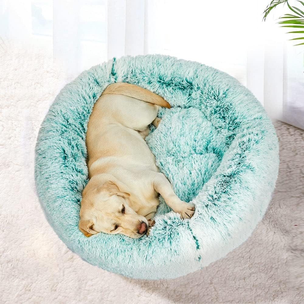 Pawz Replaceable Cover for Dog Calming Bed Nest Mat Soft Plush Kennel Teal XXL