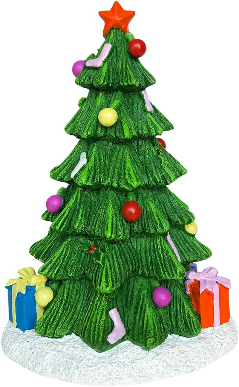 SLOCME Aquarium Christmas Tree Decorations - Fish Tank Christmas Tree Statue Holiday Decoration for Aquarium Betta Fish
